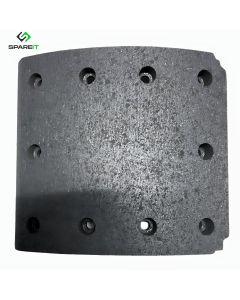 Motherson Brake lining - Rear (Set of 4) TTS2 1510/1612/2515/3516/4018 Eicher Jumbo 2016 w/ Air Brake